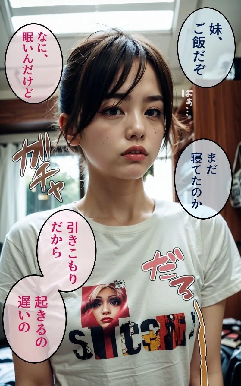 【超高画質グラビア写真集】兄大好き妹の下着。最高の100枚〜寝●られぶっかけ編〜