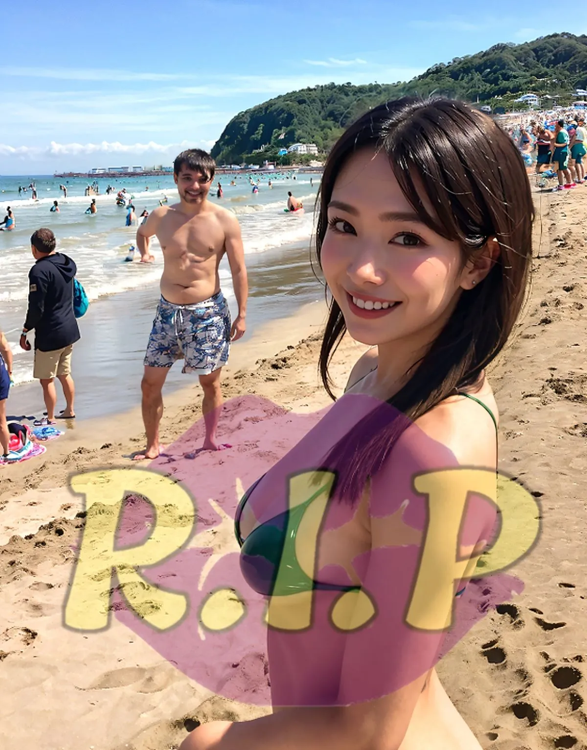 過激水着集 in beach