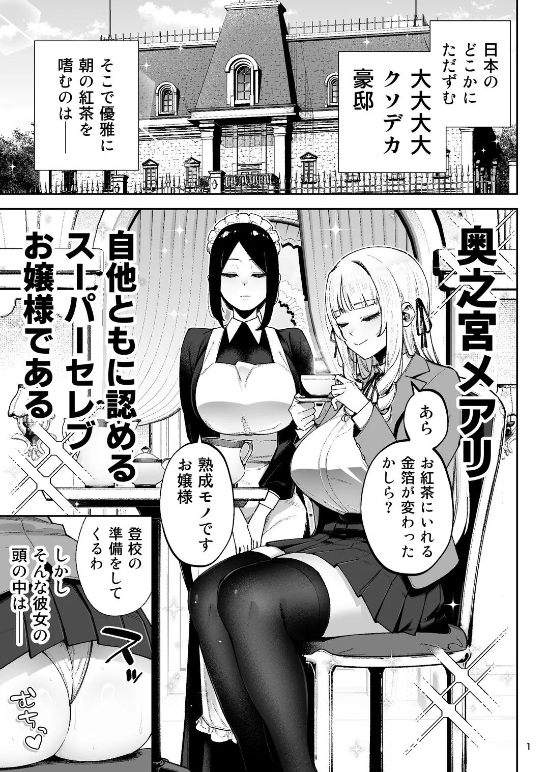 それゆけ、エロバカお嬢様！ 〜セレブの私がデカチン庶民を手籠めにするのは当然です！〜